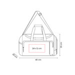 SIN 242 G - MALETA QUARTEIRA GRIS (GRIS / POLIESTER) - Imagen 5