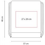 SIN 243 BE - BOLSA-MOCHILA CABS (BEIGE / ALGODON / YUTE) - Imagen 3