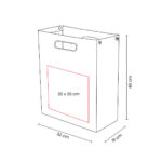 SIN 287 BE - BOLSA GROSER (BEIGE / ALGODON) - Imagen 7