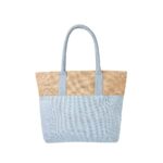 SIN 288 A - BOLSA GRECIA AZUL (AZUL / YUTE / ALGODON)