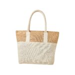 SIN 288 BE - BOLSA GRECIA BEIGE (BEIGE / YUTE / ALGODON)