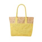 SIN 288 Y - BOLSA GRECIA AMARILLO (AMARILLO / YUTE / ALGODON)
