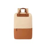 SIN 293 C - MOCHILA DUBLU CAFÉ (CAFE / POLIESTER / CURPIEL) - Imagen 2