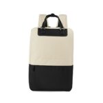 SIN 293 N - MOCHILA DUBLU NEGRO (NEGRO / POLIESTER / CURPIEL) - Imagen 2