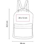 SIN 301 G - BOLSA-MOCHILA ZITE COLOR (GRIS / POLIESTER) - Imagen 4