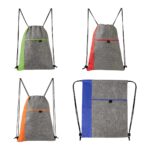SIN 315 A - BOLSA-MOCHILA ARACAR AZUL (AZUL / NON WOVEN / POLIESTER) - Imagen 3