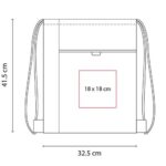 SIN 315 A - BOLSA-MOCHILA ARACAR AZUL (AZUL / NON WOVEN / POLIESTER) - Imagen 2