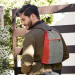 SIN 315 R - BOLSA-MOCHILA ARACAR ROJO (ROJO / NON WOVEN / POLIESTER) - Imagen 2