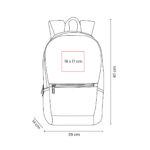 SIN 403 N - MOCHILA CAMERON (NEGRO / POLIESTER) - Imagen 5