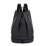 SIN 416 N - MOCHILA SACCA (NEGRO / CURPIEL / POLIESTER) - Imagen 2