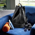 SIN 416 N - MOCHILA SACCA (NEGRO / CURPIEL / POLIESTER) - Imagen 6