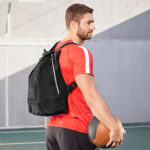 SIN 416 N - MOCHILA SACCA (NEGRO / CURPIEL / POLIESTER) - Imagen 7