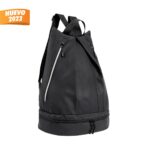 SIN 416 N - MOCHILA SACCA (NEGRO / CURPIEL / POLIESTER) - Imagen 8