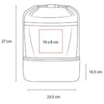 SIN 495 G - LONCHERA FLEUR GRIS (GRIS / POLIESTER) - Imagen 7