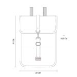 SIN 504 N - MOCHILA CADERNO (NEGRO / CURPIEL / POLIESTER) - Imagen 6