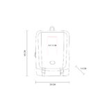 SIN 512 A - MOCHILA PETER AZUL (AZUL / POLIESTER) - Imagen 3