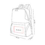 SIN 521 BE - MOCHILA EMMY (BEIGE / CURPIEL / CORCHO / POLIESTER) - Imagen 8