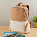 SIN 521 BE - MOCHILA EMMY (BEIGE / CURPIEL / CORCHO / POLIESTER) - Imagen 5