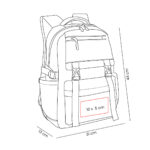 SIN 522 N - MOCHILA ORANSSI NEGRO (NEGRO / POLIURETANO / POLIESTER) - Imagen 4