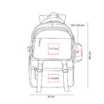 SIN 539 A - MOCHILA DOBRE AZUL (AZUL / POLIESTER / FORRO POLIESTER) - Imagen 5