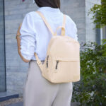 SIN 545 BE - MOCHILA MEDDAL BEIGE (BEIGE / POLIESTER) - Imagen 4