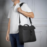 SIN 548 N - PORTAFOLIO RINER NEGRO (NEGRO / PU Y POLIESTER / FORRO POLIESTER) - Imagen 4