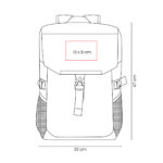 SIN 567 BE - MOCHILA IKER BEIGE (BEIGE / PU / POLIESTER / PVC) - Imagen 5