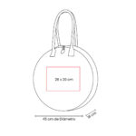 SIN 602 BE - BOLSA FREDA (BEIGE / YUTE / ALGODON) - Imagen 6