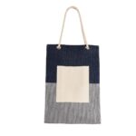 SIN 604 A - BOLSA CANDY AZUL (AZUL / YUTE / ALGODON)