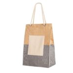 SIN 604 BE - BOLSA CANDY BEIGE (BEIGE / YUTE / ALGODON) - Imagen 2