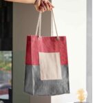 SIN 604 P - BOLSA CANDY ROSA (ROSA / YUTE / ALGODON) - Imagen 3