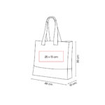 SIN 605 A - BOLSA NARDO AZUL (AZUL / ALGODON) - Imagen 3