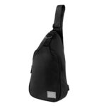 SIN 606 N - MOCHILA DE VIAJE CHAUD (NEGRO / POLIESTER / CURPIEL)