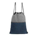 SIN 608 A - BOLSA-MOCHILA MALORA AZUL (AZUL / POLIESTER)