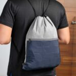 SIN 608 A - BOLSA-MOCHILA MALORA AZUL (AZUL / POLIESTER) - Imagen 3
