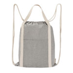SIN 611 BE - BOLSA-MOCHILA VATT (BEIGE / ALGODON RECICLADO) - Imagen 2