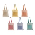SIN 612 A - BOLSA KASVI AZUL (AZUL / ALGODON RECICLADO) - Imagen 4