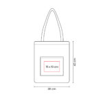 SIN 612 A - BOLSA KASVI AZUL (AZUL / ALGODON RECICLADO) - Imagen 3