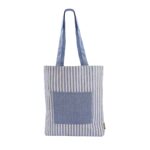 SIN 612 A - BOLSA KASVI AZUL (AZUL / ALGODON RECICLADO)