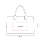 SIN 613 BE - BOLSA WATTE BEIGE (BEIGE / ALGODON RECICLADO) - Imagen 7