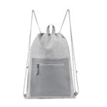 SIN 616 G - BOLSA-MOCHILA NUVEM (GRIS / POLIESTER / CURPIEL)