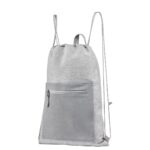 SIN 616 G - BOLSA-MOCHILA NUVEM (GRIS / POLIESTER / CURPIEL) - Imagen 2