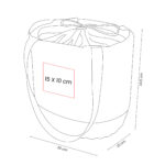 SIN 617 B - BOLSA KORI (BLANCO / ALGODON / POLIESTER / CURPIEL / MIMBRE) - Imagen 5