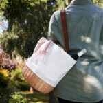 SIN 617 B - BOLSA KORI (BLANCO / ALGODON / POLIESTER / CURPIEL / MIMBRE) - Imagen 4