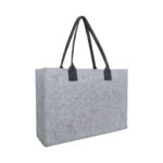 SIN 618 G - BOLSA LAYNI (GRIS / FELPA) - Imagen 6