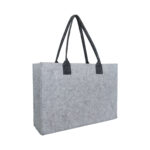 SIN 618 G - BOLSA LAYNI (GRIS / FELPA)
