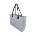 SIN 618 G - BOLSA LAYNI (GRIS / FELPA) - Imagen 3