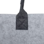 SIN 618 G - BOLSA LAYNI (GRIS / FELPA) - Imagen 4
