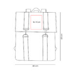 SIN 718 G - MOCHILA KRATO GRIS (GRIS / POLIURETANO / POLIESTER / METAL) - Imagen 4