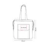 SIN 761 G - BOLSA JOOGA GRIS (GRIS CON AZUL / POLIESTER) - Imagen 10